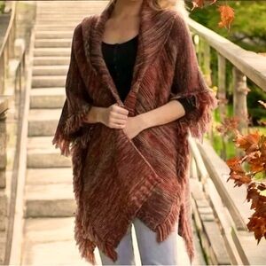 DEMDACO Apparel WINE LARGE TRIANGLE WRAP Fabric